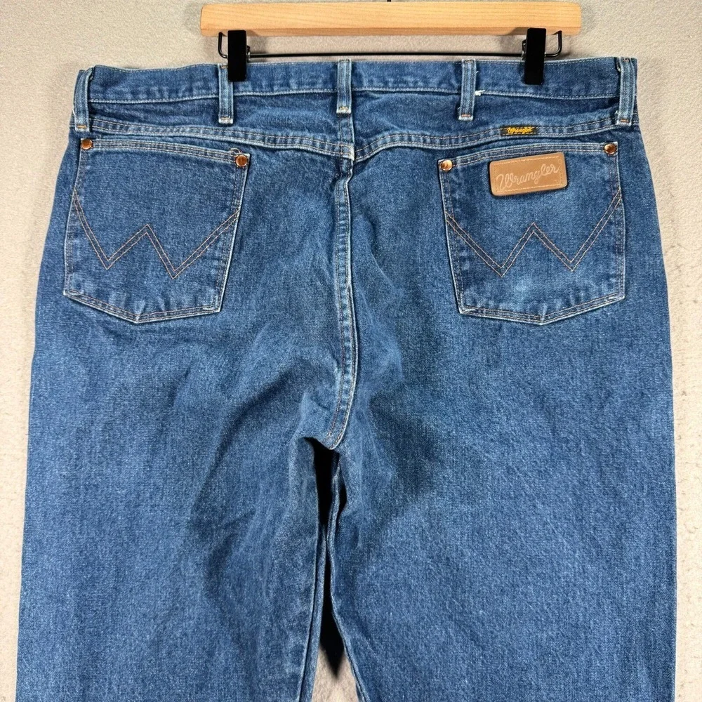 Vintage Wrangler Jeans Men‎ 42x30 (40x28) Blue Cowboy Cut Relaxed Work 13MWZPW